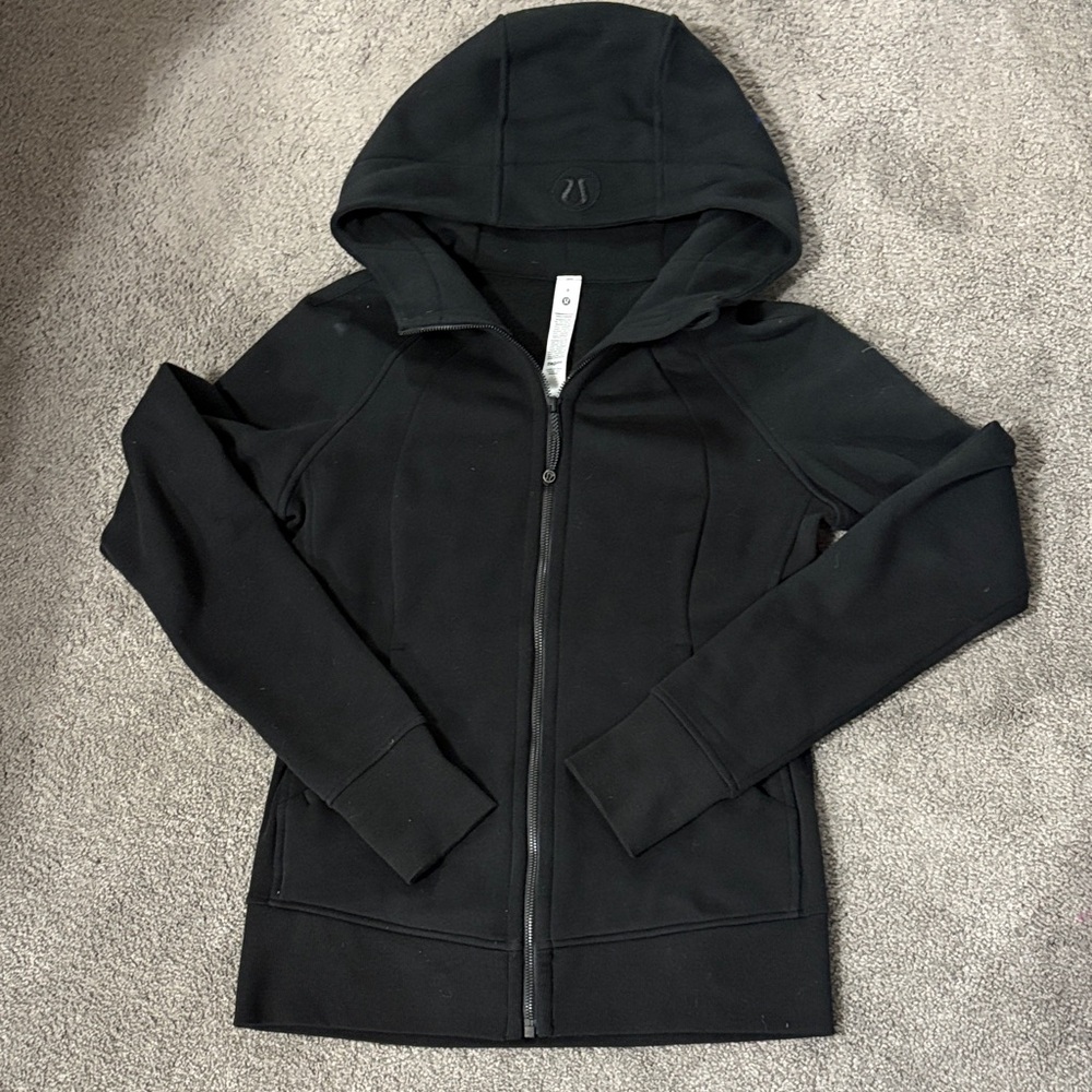 Black lululemon Hooded Zip Jacket - Brand: lululemon athletica
